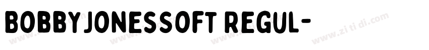 BobbyJonesSoft Regul字体转换